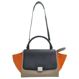 Celine Trapeze Tricolor Handbag Shoulder Bag